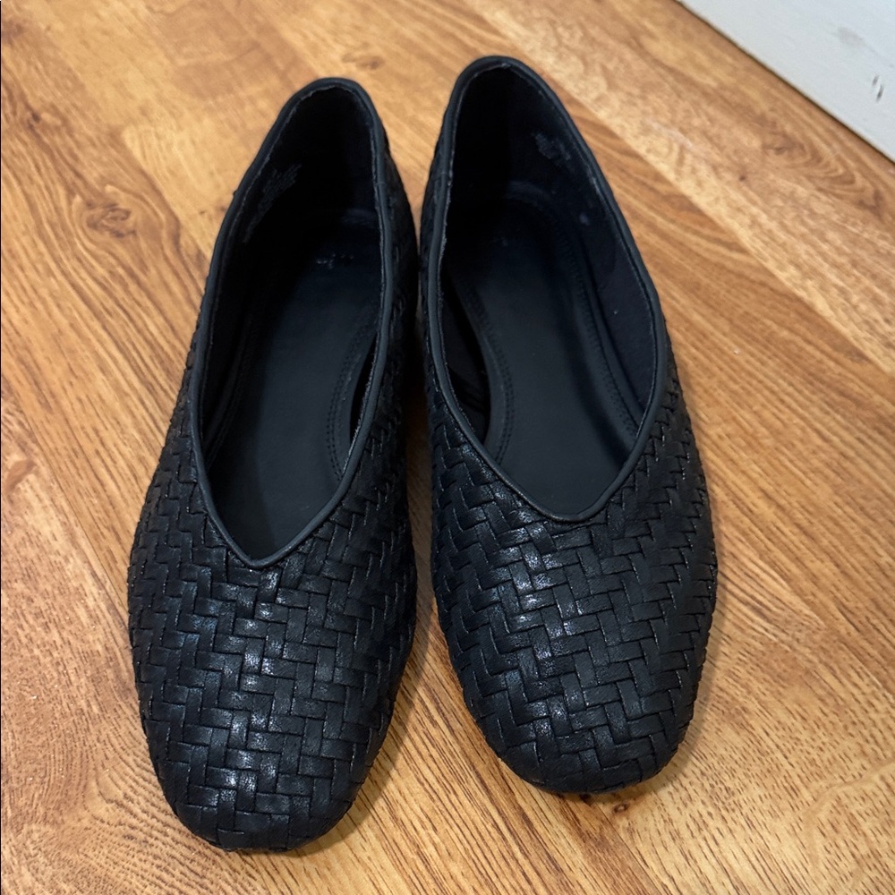 H&M Black Woven Flats